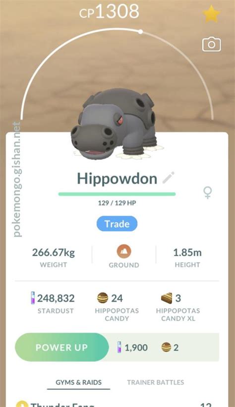 Hippowdon (Pokémon GO) .